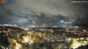 Město Banská Bystrica - Pohled od Sásové-Rudlové - 28.10.2025 v 22:00 Město Banská Bystrica - Pohled od Sásové-Rudlové - 28.10.2025 v 22:00