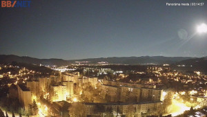 Město Banská Bystrica - Pohled od Sásové-Rudlové - 4.11.2025 v 03:15 Město Banská Bystrica - Pohled od Sásové-Rudlové - 4.11.2025 v 03:15