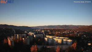 Město Banská Bystrica - Pohled od Sásové-Rudlové - 4.11.2025 v 07:00 Město Banská Bystrica - Pohled od Sásové-Rudlové - 4.11.2025 v 07:00