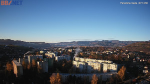 Město Banská Bystrica - Pohled od Sásové-Rudlové - 4.11.2025 v 07:15 Město Banská Bystrica - Pohled od Sásové-Rudlové - 4.11.2025 v 07:15