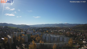 Město Banská Bystrica - Pohled od Sásové-Rudlové - 4.11.2025 v 11:15 Město Banská Bystrica - Pohled od Sásové-Rudlové - 4.11.2025 v 11:15