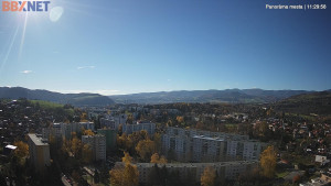 Město Banská Bystrica - Pohled od Sásové-Rudlové - 4.11.2025 v 11:30 Město Banská Bystrica - Pohled od Sásové-Rudlové - 4.11.2025 v 11:30