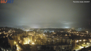 Město Banská Bystrica - Pohled od Sásové-Rudlové - 15.11.2025 v 00:30 Město Banská Bystrica - Pohled od Sásové-Rudlové - 15.11.2025 v 00:30