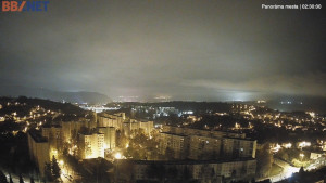 Město Banská Bystrica - Pohled od Sásové-Rudlové - 15.11.2025 v 02:30 Město Banská Bystrica - Pohled od Sásové-Rudlové - 15.11.2025 v 02:30