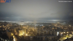 Město Banská Bystrica - Pohled od Sásové-Rudlové - 4.12.2025 v 01:00 Město Banská Bystrica - Pohled od Sásové-Rudlové - 4.12.2025 v 01:00