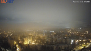 Město Banská Bystrica - Pohled od Sásové-Rudlové - 4.12.2025 v 01:30 Město Banská Bystrica - Pohled od Sásové-Rudlové - 4.12.2025 v 01:30