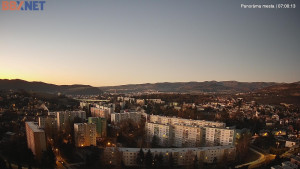 Město Banská Bystrica - Pohled od Sásové-Rudlové - 29.12.2025 v 07:00 Město Banská Bystrica - Pohled od Sásové-Rudlové - 29.12.2025 v 07:00