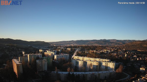 Město Banská Bystrica - Pohled od Sásové-Rudlové - 29.12.2025 v 08:15 Město Banská Bystrica - Pohled od Sásové-Rudlové - 29.12.2025 v 08:15