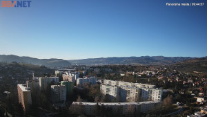 Město Banská Bystrica - Pohled od Sásové-Rudlové - 29.12.2025 v 09:45 Město Banská Bystrica - Pohled od Sásové-Rudlové - 29.12.2025 v 09:45