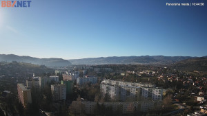 Město Banská Bystrica - Pohled od Sásové-Rudlové - 29.12.2025 v 10:45 Město Banská Bystrica - Pohled od Sásové-Rudlové - 29.12.2025 v 10:45