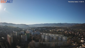 Město Banská Bystrica - Pohled od Sásové-Rudlové - 29.12.2025 v 11:00 Město Banská Bystrica - Pohled od Sásové-Rudlové - 29.12.2025 v 11:00