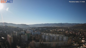 Město Banská Bystrica - Pohled od Sásové-Rudlové - 29.12.2025 v 11:15 Město Banská Bystrica - Pohled od Sásové-Rudlové - 29.12.2025 v 11:15