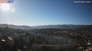 Město Banská Bystrica - Pohled od Sásové-Rudlové - 29.12.2025 v 11:45 Město Banská Bystrica - Pohled od Sásové-Rudlové - 29.12.2025 v 11:45