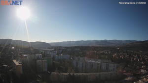 Město Banská Bystrica - Pohled od Sásové-Rudlové - 29.12.2025 v 12:30 Město Banská Bystrica - Pohled od Sásové-Rudlové - 29.12.2025 v 12:30