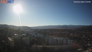 Město Banská Bystrica - Pohled od Sásové-Rudlové - 29.12.2025 v 12:45 Město Banská Bystrica - Pohled od Sásové-Rudlové - 29.12.2025 v 12:45