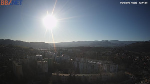 Město Banská Bystrica - Pohled od Sásové-Rudlové - 29.12.2025 v 13:45 Město Banská Bystrica - Pohled od Sásové-Rudlové - 29.12.2025 v 13:45