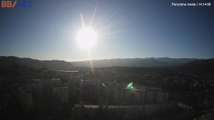 Město Banská Bystrica - Pohled od Sásové-Rudlové - 29.12.2025 v 14:15 Město Banská Bystrica - Pohled od Sásové-Rudlové - 29.12.2025 v 14:15