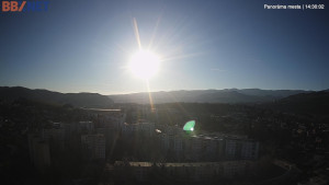 Město Banská Bystrica - Pohled od Sásové-Rudlové - 29.12.2025 v 14:30 Město Banská Bystrica - Pohled od Sásové-Rudlové - 29.12.2025 v 14:30