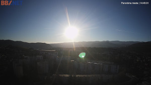 Město Banská Bystrica - Pohled od Sásové-Rudlové - 29.12.2025 v 14:45 Město Banská Bystrica - Pohled od Sásové-Rudlové - 29.12.2025 v 14:45