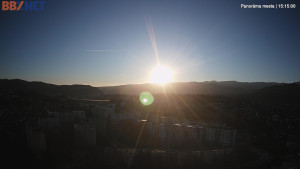 Město Banská Bystrica - Pohled od Sásové-Rudlové - 29.12.2025 v 15:15 Město Banská Bystrica - Pohled od Sásové-Rudlové - 29.12.2025 v 15:15