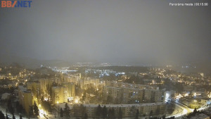 Město Banská Bystrica - Pohled od Sásové-Rudlové - 31.12.2025 v 00:15 Město Banská Bystrica - Pohled od Sásové-Rudlové - 31.12.2025 v 00:15