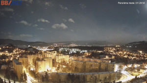 Město Banská Bystrica - Pohled od Sásové-Rudlové - 31.12.2025 v 01:30 Město Banská Bystrica - Pohled od Sásové-Rudlové - 31.12.2025 v 01:30