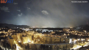 Město Banská Bystrica - Pohled od Sásové-Rudlové - 31.12.2025 v 02:30 Město Banská Bystrica - Pohled od Sásové-Rudlové - 31.12.2025 v 02:30