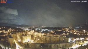 Město Banská Bystrica - Pohled od Sásové-Rudlové - 31.12.2025 v 05:30 Město Banská Bystrica - Pohled od Sásové-Rudlové - 31.12.2025 v 05:30