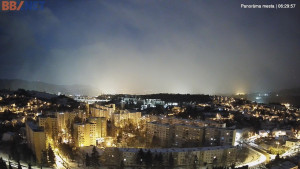 Město Banská Bystrica - Pohled od Sásové-Rudlové - 31.12.2025 v 06:30 Město Banská Bystrica - Pohled od Sásové-Rudlové - 31.12.2025 v 06:30