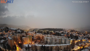 Město Banská Bystrica - Pohled od Sásové-Rudlové - 31.12.2025 v 07:00 Město Banská Bystrica - Pohled od Sásové-Rudlové - 31.12.2025 v 07:00