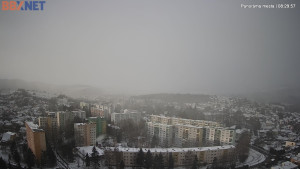 Město Banská Bystrica - Pohled od Sásové-Rudlové - 31.12.2025 v 08:30 Město Banská Bystrica - Pohled od Sásové-Rudlové - 31.12.2025 v 08:30