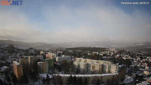 Město Banská Bystrica - Pohled od Sásové-Rudlové - 31.12.2025 v 09:00 Město Banská Bystrica - Pohled od Sásové-Rudlové - 31.12.2025 v 09:00