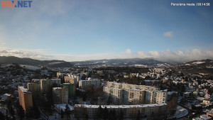 Město Banská Bystrica - Pohled od Sásové-Rudlové - 31.12.2025 v 09:15 Město Banská Bystrica - Pohled od Sásové-Rudlové - 31.12.2025 v 09:15