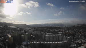 Město Banská Bystrica - Pohled od Sásové-Rudlové - 31.12.2025 v 12:15 Město Banská Bystrica - Pohled od Sásové-Rudlové - 31.12.2025 v 12:15