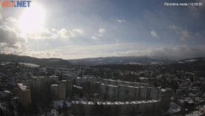 Město Banská Bystrica - Pohled od Sásové-Rudlové - 31.12.2025 v 12:30 Město Banská Bystrica - Pohled od Sásové-Rudlové - 31.12.2025 v 12:30