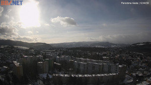 Město Banská Bystrica - Pohled od Sásové-Rudlové - 31.12.2025 v 12:45 Město Banská Bystrica - Pohled od Sásové-Rudlové - 31.12.2025 v 12:45