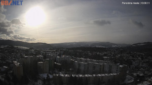 Město Banská Bystrica - Pohled od Sásové-Rudlové - 31.12.2025 v 13:00 Město Banská Bystrica - Pohled od Sásové-Rudlové - 31.12.2025 v 13:00