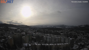 Město Banská Bystrica - Pohled od Sásové-Rudlové - 31.12.2025 v 13:30 Město Banská Bystrica - Pohled od Sásové-Rudlové - 31.12.2025 v 13:30