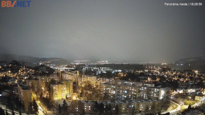 Město Banská Bystrica - Pohled od Sásové-Rudlové - 31.12.2025 v 18:30 Město Banská Bystrica - Pohled od Sásové-Rudlové - 31.12.2025 v 18:30