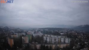 Město Banská Bystrica - Pohled od Sásové-Rudlové - 2.2.2026 v 07:45 Město Banská Bystrica - Pohled od Sásové-Rudlové - 2.2.2026 v 07:45