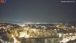 Město Banská Bystrica - Pohled od Sásové-Rudlové - 21.2.2026 v 00:15 Město Banská Bystrica - Pohled od Sásové-Rudlové - 21.2.2026 v 00:15