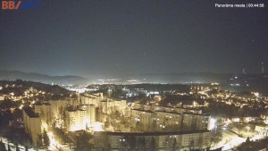 Město Banská Bystrica - Pohled od Sásové-Rudlové - 21.2.2026 v 00:45 Město Banská Bystrica - Pohled od Sásové-Rudlové - 21.2.2026 v 00:45