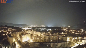 Město Banská Bystrica - Pohled od Sásové-Rudlové - 18.3.2026 v 01:15 Město Banská Bystrica - Pohled od Sásové-Rudlové - 18.3.2026 v 01:15