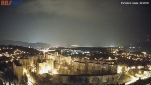 Město Banská Bystrica - Pohled od Sásové-Rudlové - 18.3.2026 v 02:30 Město Banská Bystrica - Pohled od Sásové-Rudlové - 18.3.2026 v 02:30