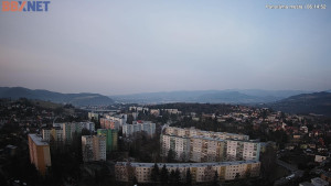 Město Banská Bystrica - Pohled od Sásové-Rudlové - 18.3.2026 v 06:15 Město Banská Bystrica - Pohled od Sásové-Rudlové - 18.3.2026 v 06:15