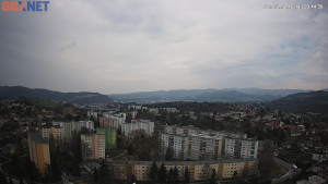 Město Banská Bystrica - Pohled od Sásové-Rudlové - 29.3.2026 v 09:45 Město Banská Bystrica - Pohled od Sásové-Rudlové - 29.3.2026 v 09:45