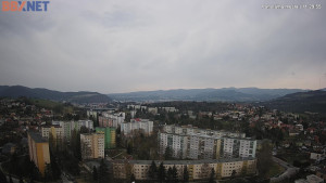 Město Banská Bystrica - Pohled od Sásové-Rudlové - 29.3.2026 v 11:30 Město Banská Bystrica - Pohled od Sásové-Rudlové - 29.3.2026 v 11:30