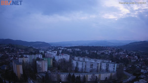 Město Banská Bystrica - Pohled od Sásové-Rudlové - 29.3.2026 v 19:00 Město Banská Bystrica - Pohled od Sásové-Rudlové - 29.3.2026 v 19:00