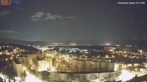 Město Banská Bystrica - Pohled od Sásové-Rudlové - 8.4.2026 v 01:15 Město Banská Bystrica - Pohled od Sásové-Rudlové - 8.4.2026 v 01:15