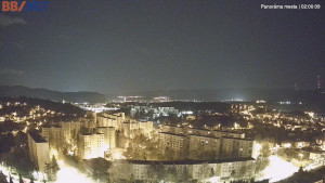 Město Banská Bystrica - Pohled od Sásové-Rudlové - 8.4.2026 v 02:00 Město Banská Bystrica - Pohled od Sásové-Rudlové - 8.4.2026 v 02:00